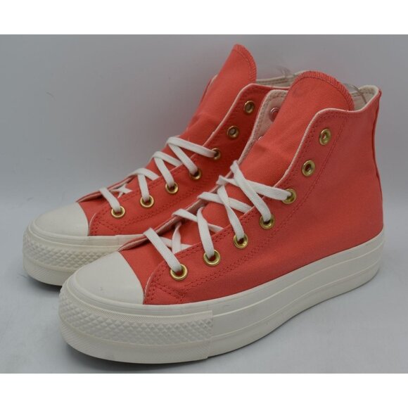 Converse Women 7 Chuck Taylor All Star Lift Platform High Top Watermelon Sneaker - Picture 1 of 12